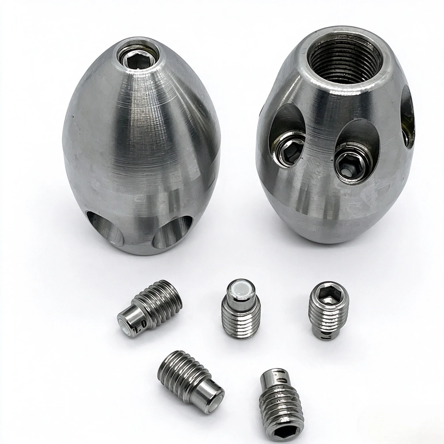 3/8 Mine High-pressure Nozzle 0.3KG Ceramic Nozzle Pipe Dredging Water Mouse Head Dredging Machine Accessories