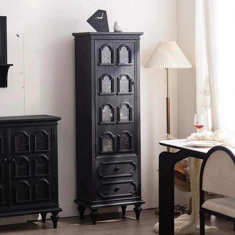 

American rural corridor aisle cabinet multi-layer storage small apartment cabinet