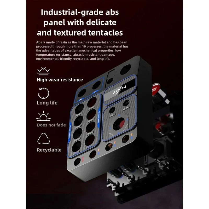 PXN CB1 Simulation Racing Zentrale Steuerung Box Multifunktionale Schlüssel Control Box RGB Für EURO Lkw Simulator Racing Spiel Zubehör