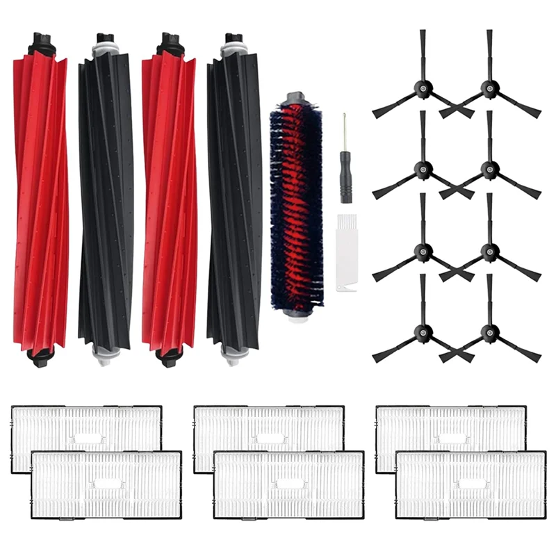 

A91P Accessories Kit For Roborock S8 S8+ S8 Plus S8 Pro Ultra Robot Vacuum Dual Main Brush Side Brush Hepa Filter Mop Cloths