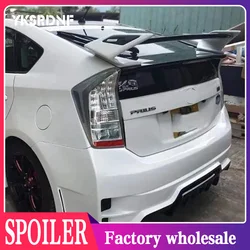 For Toyota Prius Spoiler wing 2003 - 2012 ABS Material Carbon Fiber Look Car Rear Trunk spoiler Wing Accessories Body Kit