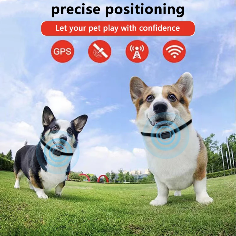 Pets  Anti-Lost GPS Tracker 4G  Bluetooth-compatible Smart Wearable Waterproof Protective Locator Real-time Tracking Dog Cat