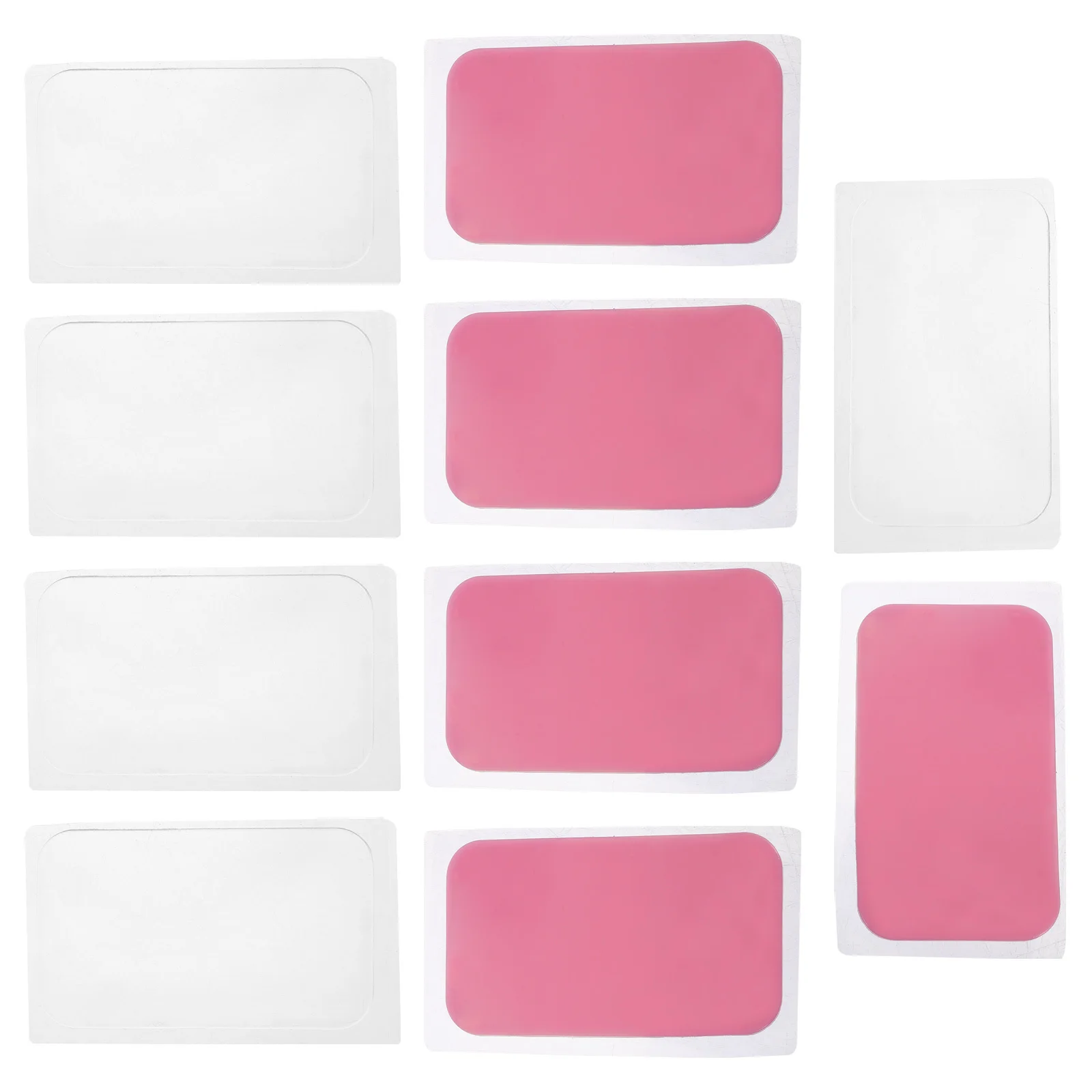 10Pcs Silicone Lash Pads Reusable Eyelash Extension Tool Ultra-Thin for Precision Grafting Professional False