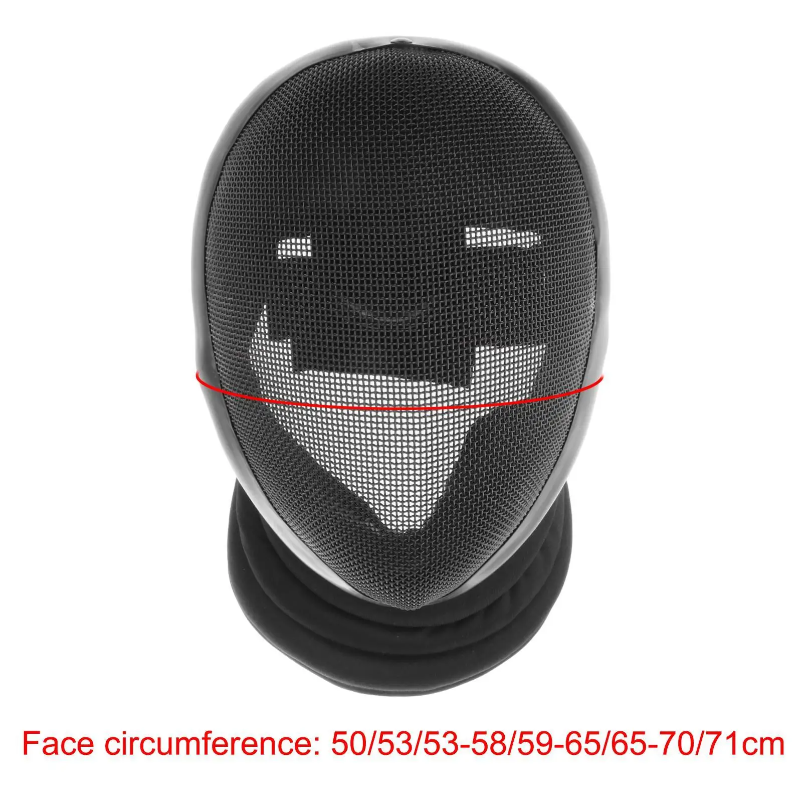 Universal Face Shield Protective with Padded Durable Portable Professional Kendo Fencing Mask for Training Accessories Equipment