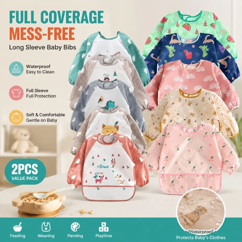 babadores-impermeaveis-de-manga-comprida-para-bebes-avental-de-alimentacao-infantil-roupa-de-protecao-para-criancas