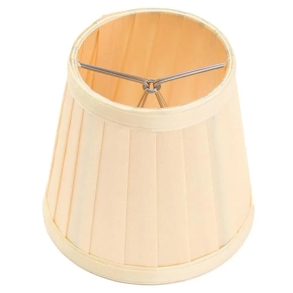 Stylish Pretty Cloth Lampshade Pleated Lamp Cover Ceiling Lamp Holder For Dinning Hall Living Room Bedroom Decoration