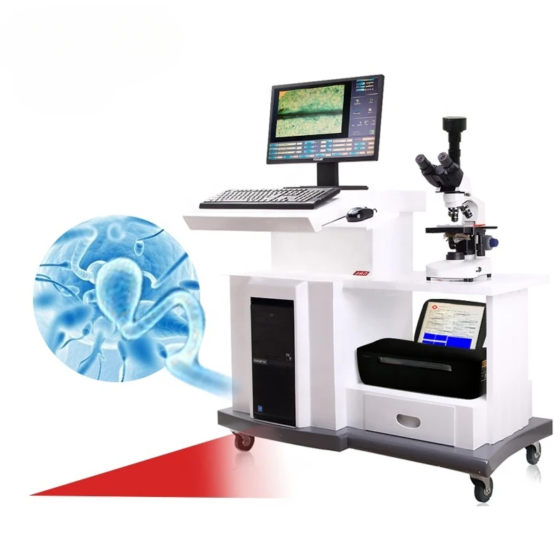 HC-B028 Factory Price Laboratory Equipments Trolley Medi cal Dev ices Automatic Computer Assisted Semen Sperm Analyzer