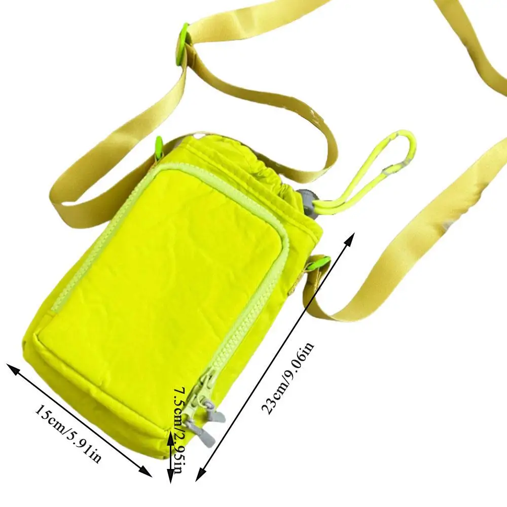 Portable Running Sport Water Bottle Cover With Strap Cup Sleeve Phone Bag Outdoor Camping Accessories Gym Water Bottle Bag view 6