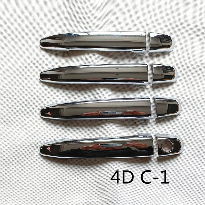 لتويوتا لاند كروزر برادو 120 J120 اكسسوارات 2003 2004 2007 2008 2009 غطاء مقبض الباب الكسوة البلاستيك الكروم