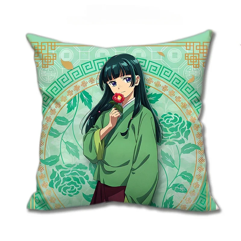 Anime Figure Maomao The Apothecary Diaries Theme Pillow Kawaii Soft House Bedroom Sofa Cushion Bolster Double Side Printed Gift