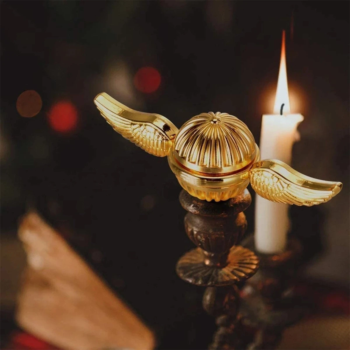 Funny Angel Wings Hand Spinner Golden Snitch Cupid Fidget Spinner Antistress Metal Hand Rotation Fidget Toys For Children Gift
