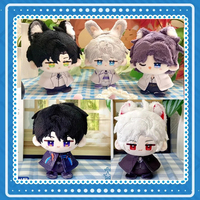 10cm Love and Deep space Plush Xavier Zayne Rafayel Caleb Sylus Cute Doll Anime Plush Stuffed Toys Fans Collect Gift