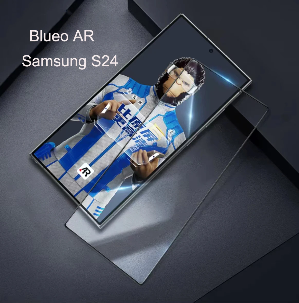 Blueo per samsung Glaxy 24 ultra Clear AR proteggi schermo in vetro HD antiriflesso per Samsung Galxy S24