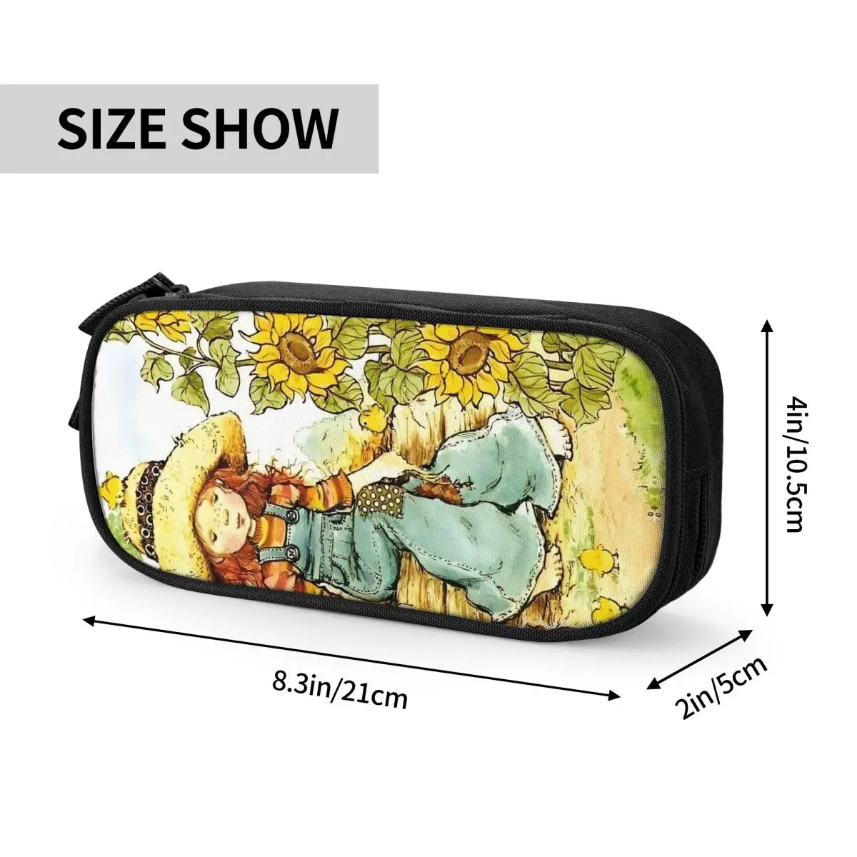 مخصص S-Sarahs K-Kays مقلمة الكورية بنين بنات سعة كبيرة زهرة فتاة حقيبة أقلام رصاص الحقيبة الطلاب القرطاسية