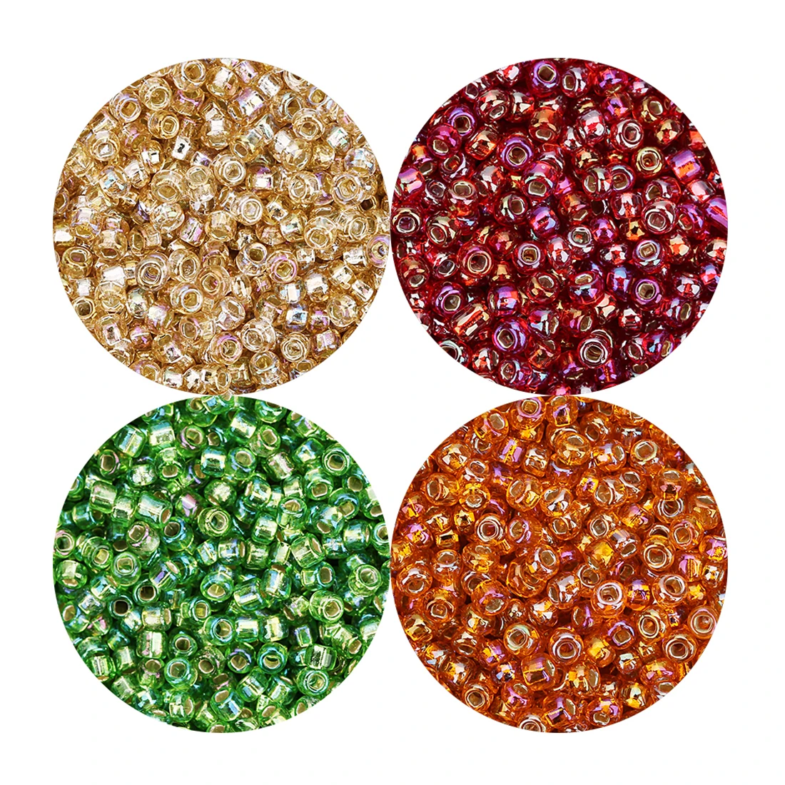 About 3000Pcs 2.3mm Czech Glass Seed Beads Colorful mini Toho Beads For Jewelry Making Bracelet Necklace DIY Craft Accessories ﻿