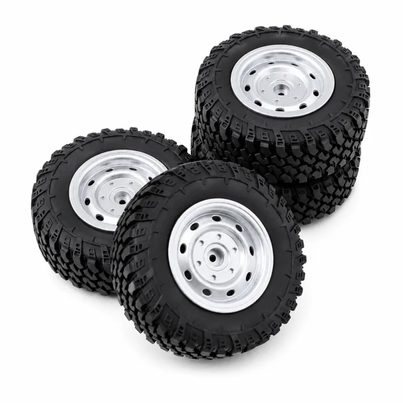 NEW HOT In Stock-For Mn99s 98 MN300 RC Car Compatible 5Mm Metal Beadlock Wheel Tire Set Upgrade Parts Accessories