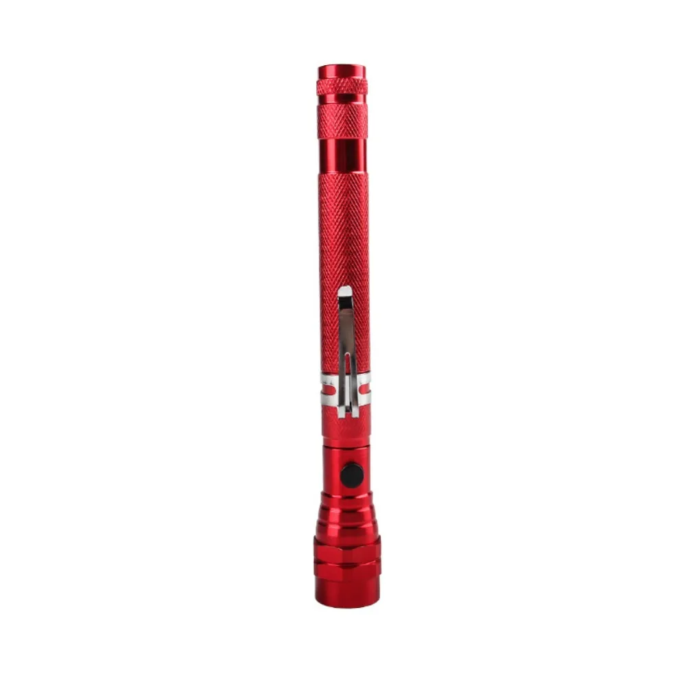 3 LEDs LED Antenna Light Telescopic Stretching Dual Magnet Telescopic Flashlight Magnetized Head Flexible Extensible