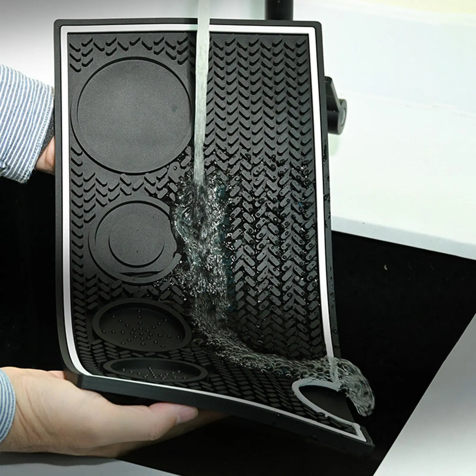 Coffee Tamper Mat Baristas Tool Multipurpose Heat Resistant Portafilter Mat Tamper Pad Accessory for Kitchen Counter Coffee Bar