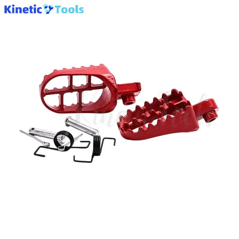 1Pair（2pcs）Footrest Pedal Foot Pegs Dirt Bike For Yamaha TTR125 TTR225 TTR90 TTR110 PW50