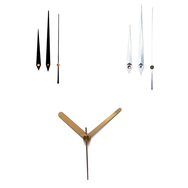 S Shaft 10X9708 Black 10X9708 Silver 10X2240 Gold (Just Hands) Metal Aluminum DIY Quartz Accessory High Quality Kits Repair