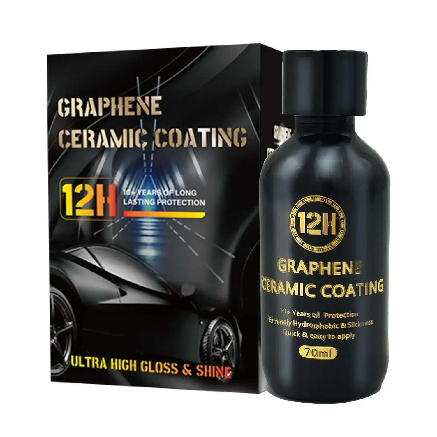 Graphene Ceramic Coating 20H with Self Healing and UV Track Technology Car Detailing Professionals 10+ Years of Protection