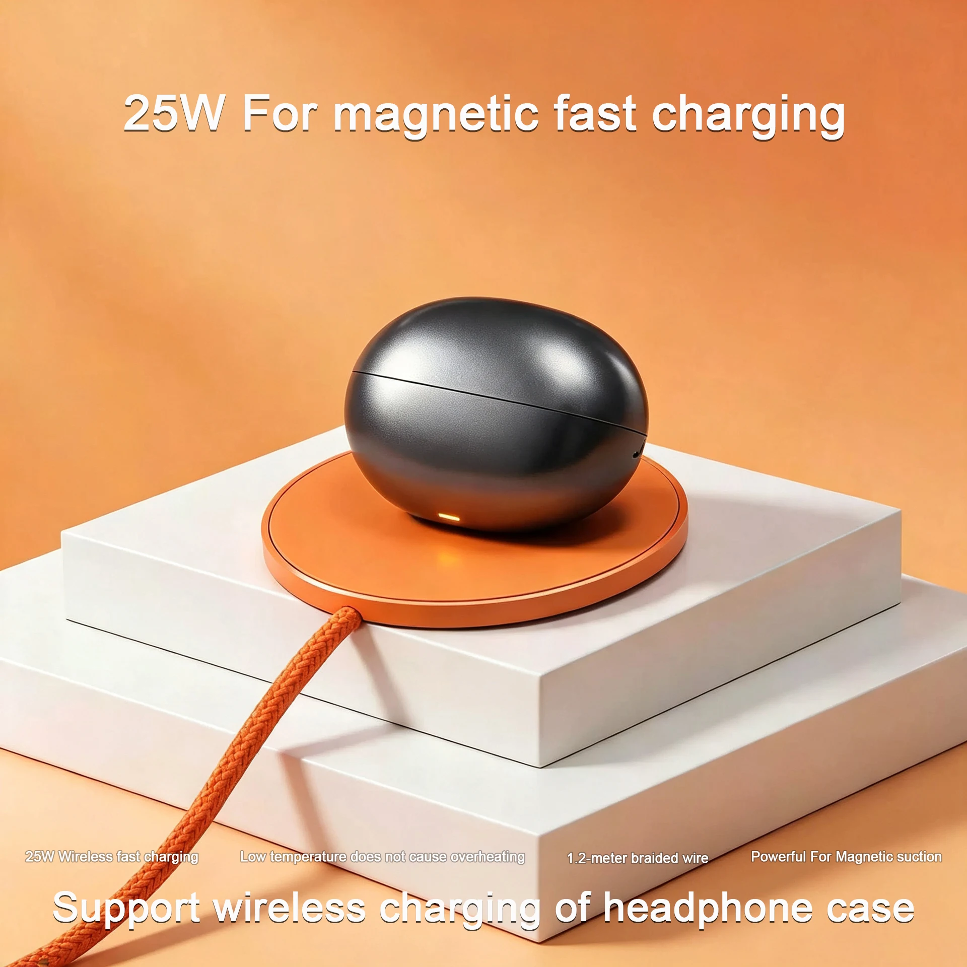 Neues Qi2.2 Magnetisches Ladegerät für 25W Super Wireless Schnellladung für iPhone 18 17 16 15 14 13 12 Pro Max Samsung S25 S24 S23 – Detail 4