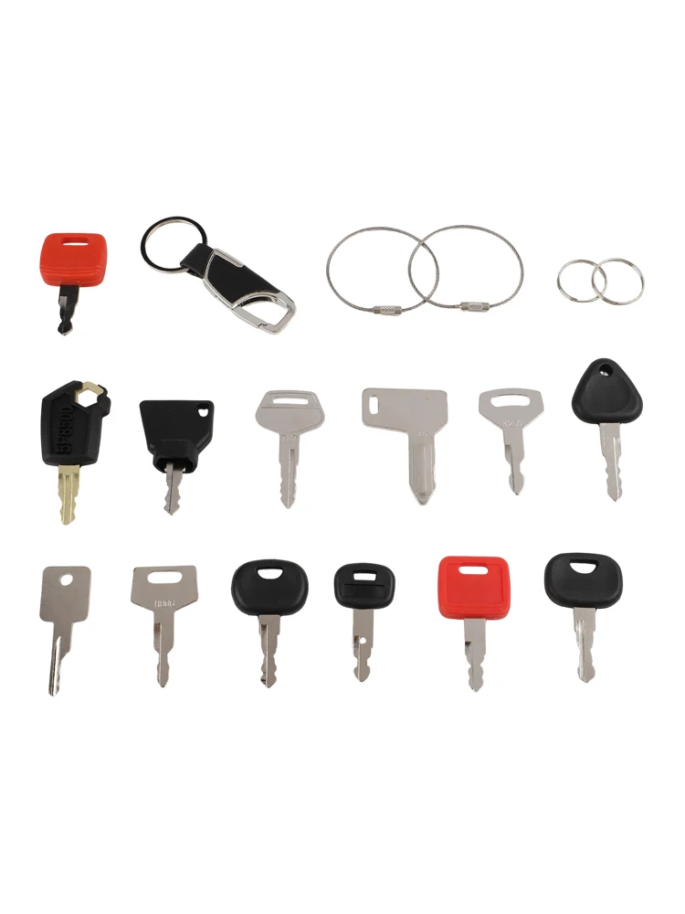 

13PCS Ignition Key Set For Construction Machinery Tractors And Excavators IGNITION KEYS Automotive Accessories
