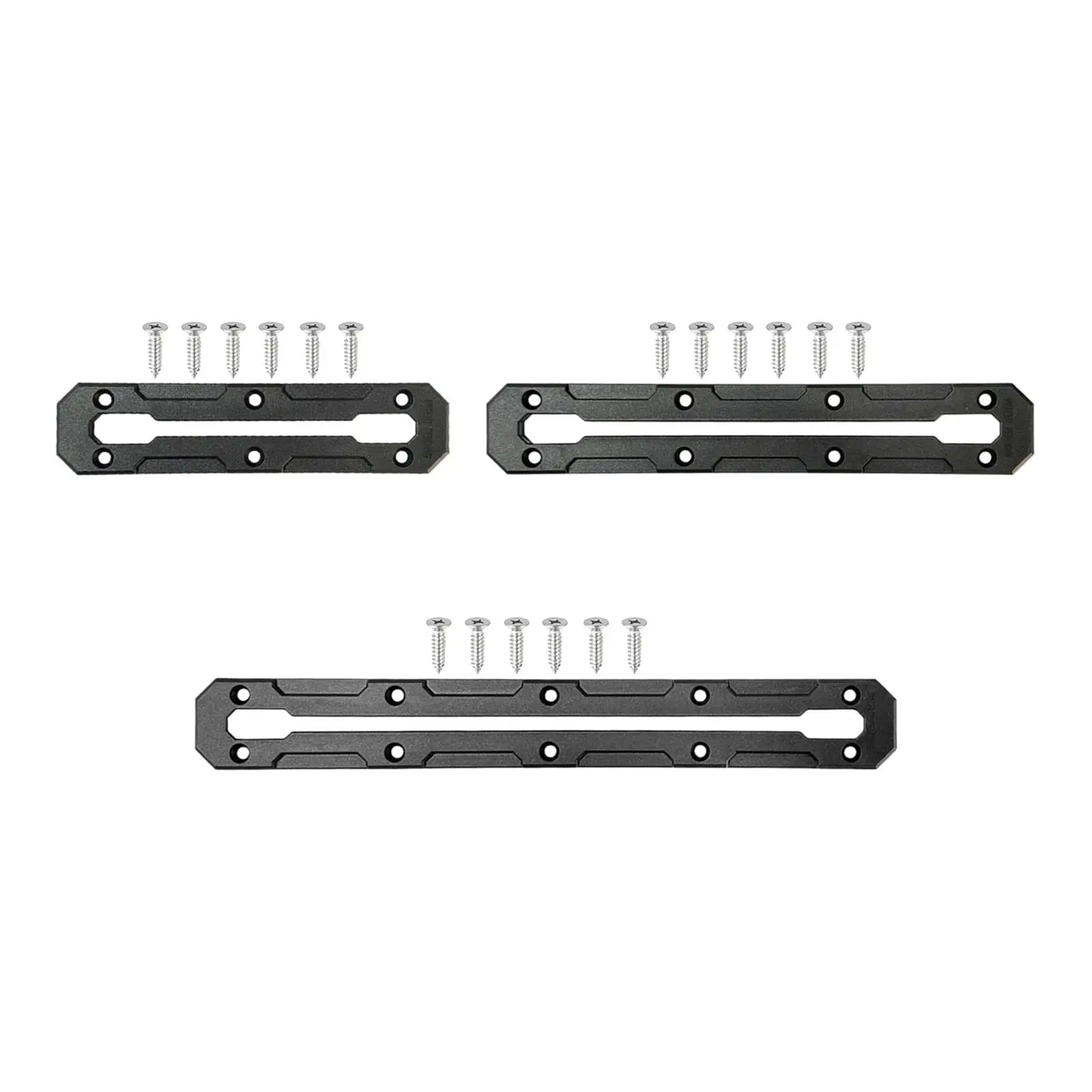 Kayak Slide Track Mounting Bracket Plastic Rail for Boat Instrument Panel Fishing Rod Rest and Storage