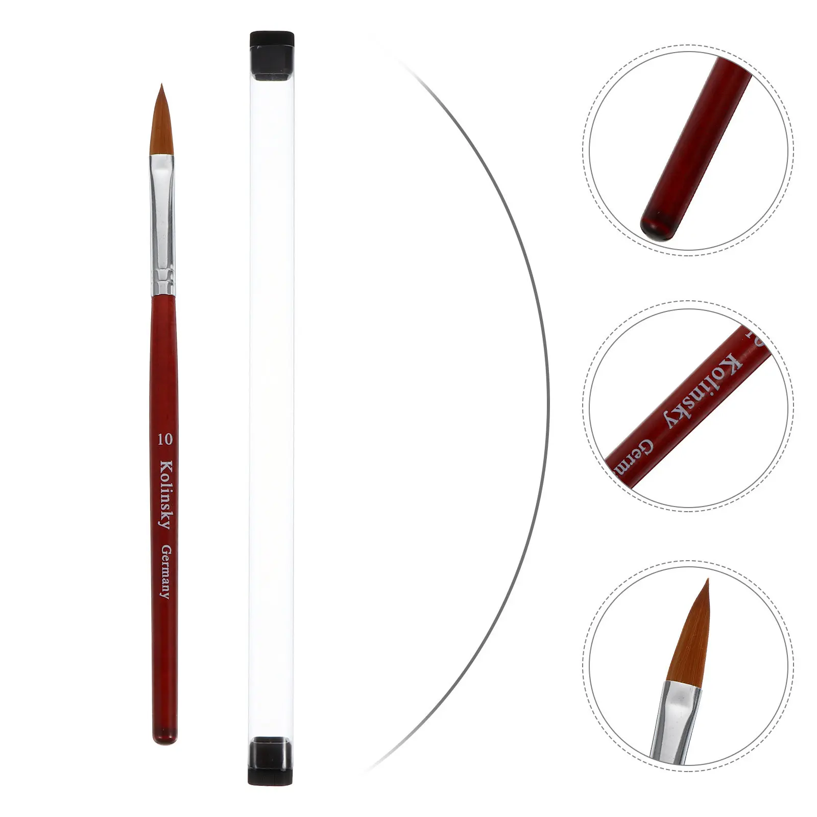 

Nail Art Pen Brush Unique Design DIY Nail Art Accessory Painting Tool for Natural Acrylic False Nails Manicure Carving Brush
