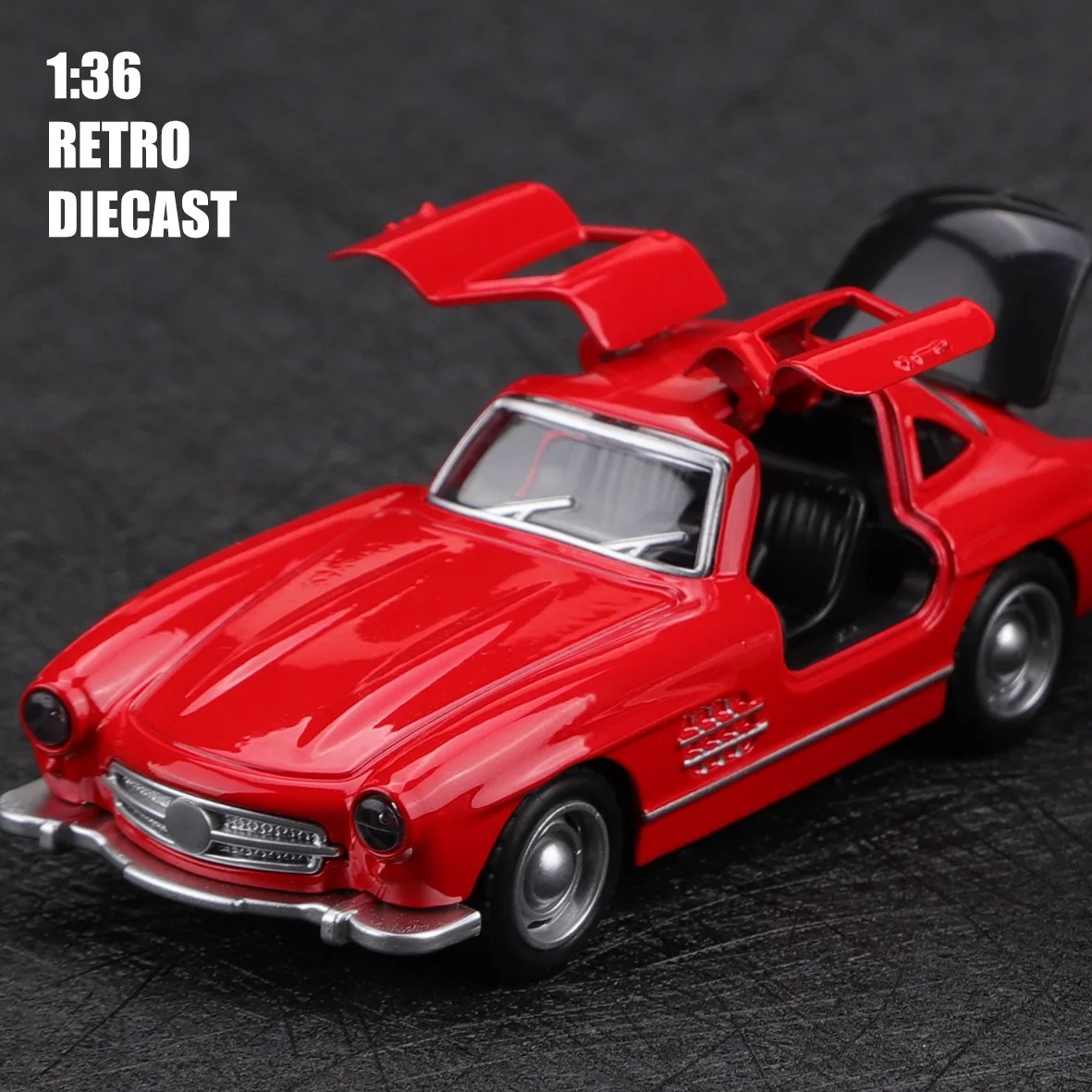 1 Stück Dreitüriges Klassisches Automodell aus Metall mit Rückziehfunktion, Kinderspielzeug, Langlebig und Robust, Desktop-Auto-Dekoration, Sammlerstück – Detail 4