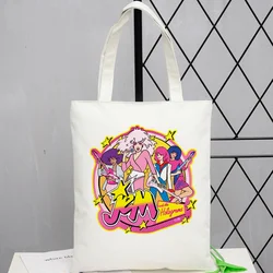 Jem e the Holograms shopping bag grocery bolsa eco bolsas de tela tote bag riutilizzabile bolsas reutilizables shoping bolsa compra