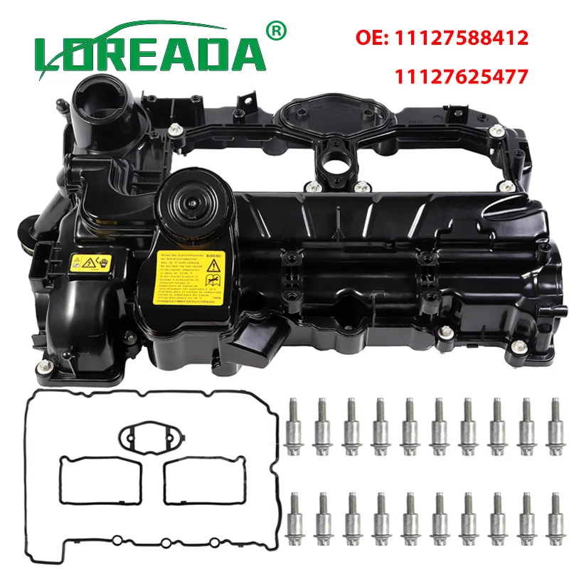 

Engine Valve Cover w/Gasket&Oil Cap 11127588412 11127625477 For 12-18 BMW N20 228i 320i 328i 528i xDrive X1 X3 X4 X5 Z4 L4 2.0L