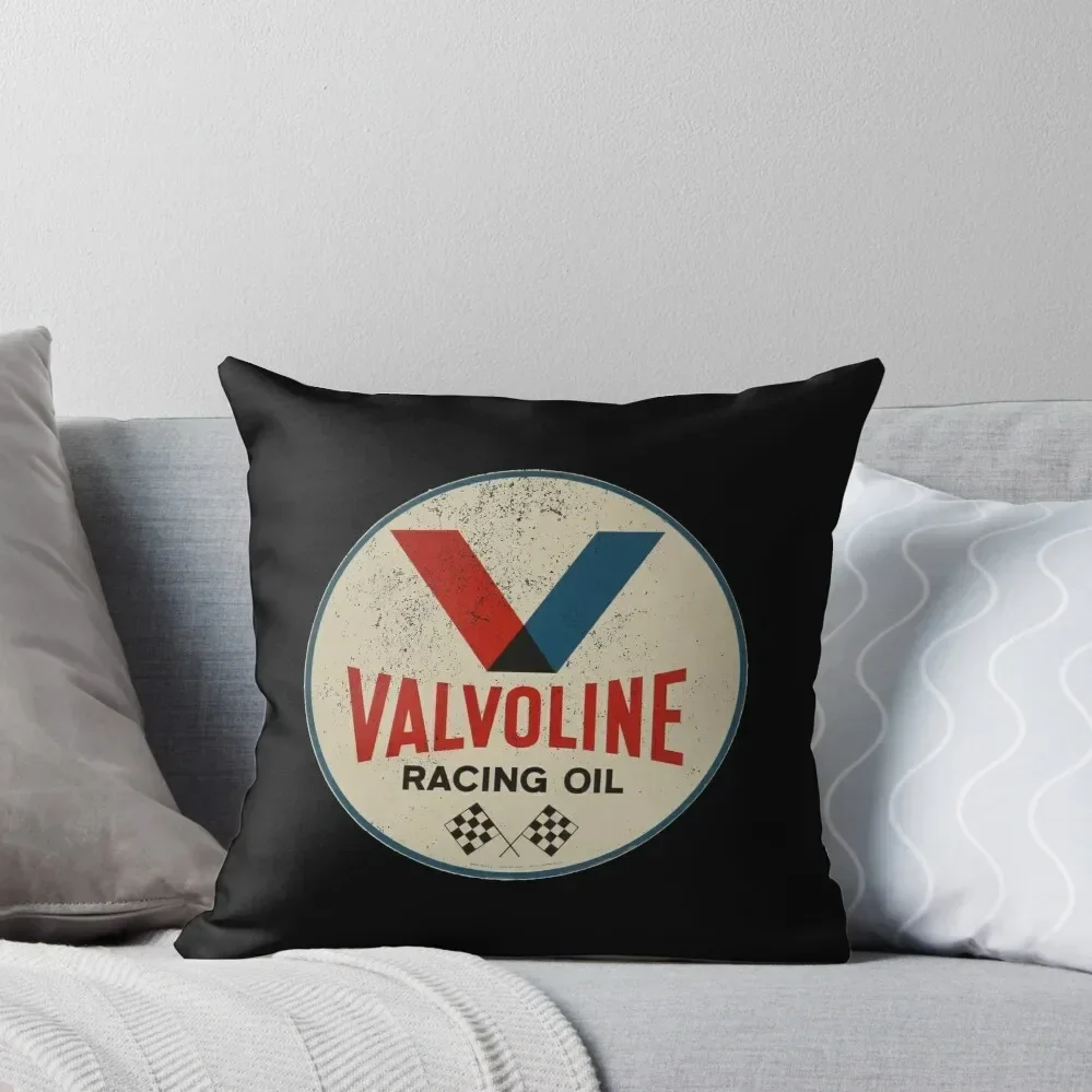 Valvoline Racing Sign Throw Pillow Pillowcases Bed Cushions Cushion Cover For Sofa Christmas Pillow pillow