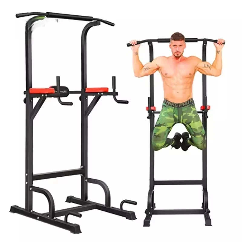 Multifunctional Strength Training Pull up and Dip bar Station Height Adjustable Power Tower