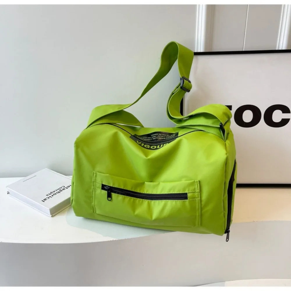Bolso de hombro de viaje separado en seco y húmedo, bandolera de gran capacidad, bolso deportivo para Fitness, compartimento para zapatos, fácil de llevar