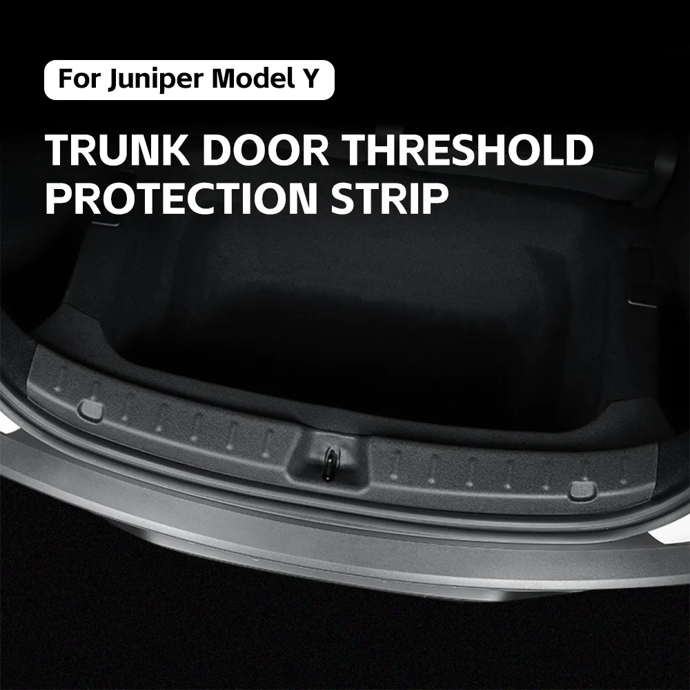 

Car Tail Box Threshold Cover Protector For Tesla Model Y Juniper 2025 2026 Scratch Resistant Luggage Bumper Interior Accessories
