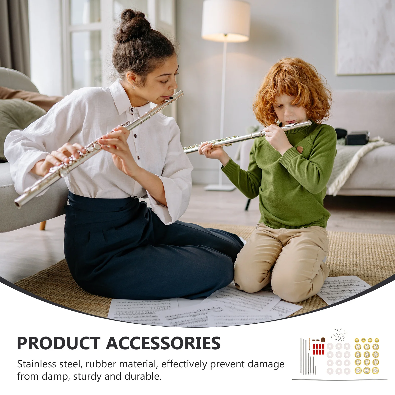 1 مجموعة طقم تصليح مسامير ألوان متنوعة استبدال الملحقات Diy بها بنفسك أداة صيانة الناي الينابيع عدة المسمار المعدني #5