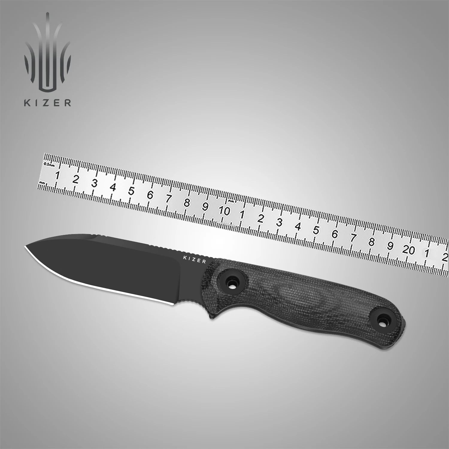 Kizer شفرة مثبتة سكين 1101A1/A2/A3 قطرة الدب فيكس 3 14C28N/1095 شفرة فولاذية G10/ميكارتا مقبض التخييم الصيد السكاكين 2025 جديد