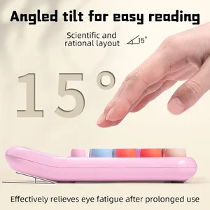 Dopamine desktop calculator, 12 digits, mechanical keyboard, portable, mini, house, school, office 10 Main Sales Calculator - №1