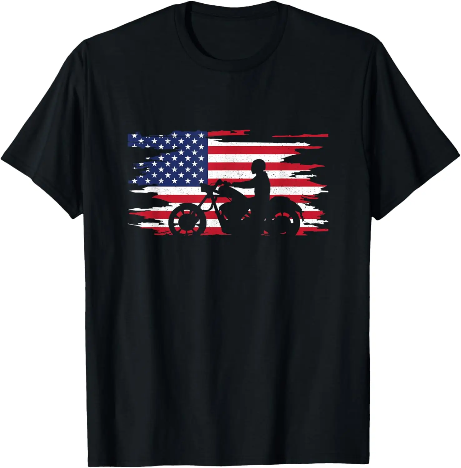 

American Flag Motorcycle Apparel - Motorcycle T-Shirt Motorcycle