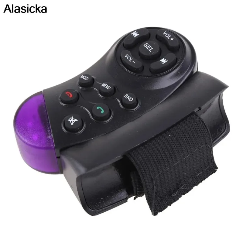 Car DVD Steering Wheel Remote Control MP3 Steering Wheel Remote Control for Car Radio Portable for Car Multimedia Player Support