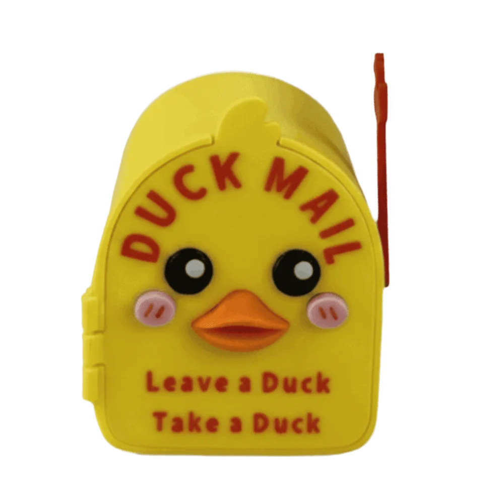 Locker 3D Printed Magnetic Duck Mailbox Novelty Gift 3D Printed Duck Funny Design Magnetic Feature Cruise Door Decor Kids Room