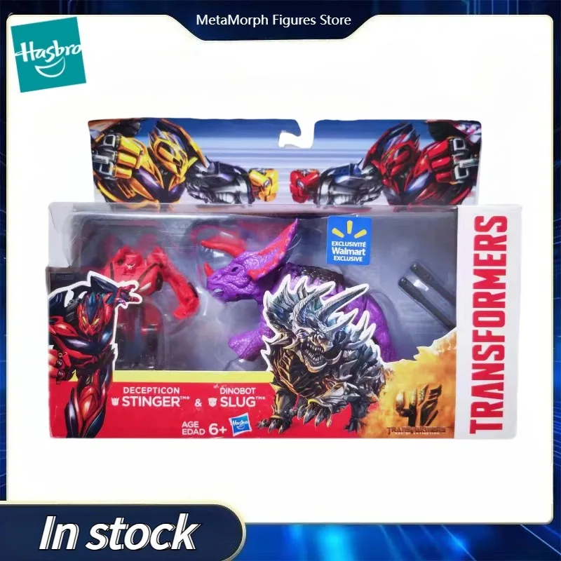 Original Hasbro Transformers: Age of Extinction Stinger & Slug(Walmart) Action Toys Collection Model