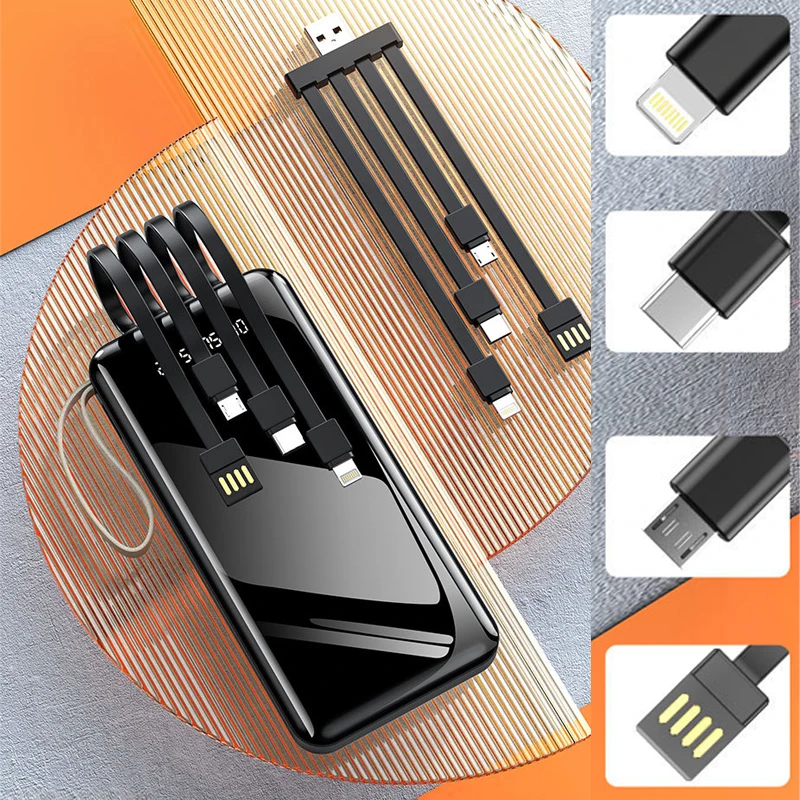 2025 New 20000mAh Power Bank External Battery Large Capacity Fast Charging Portable Charger for Samsung IPhone Xiaomi Powerbank