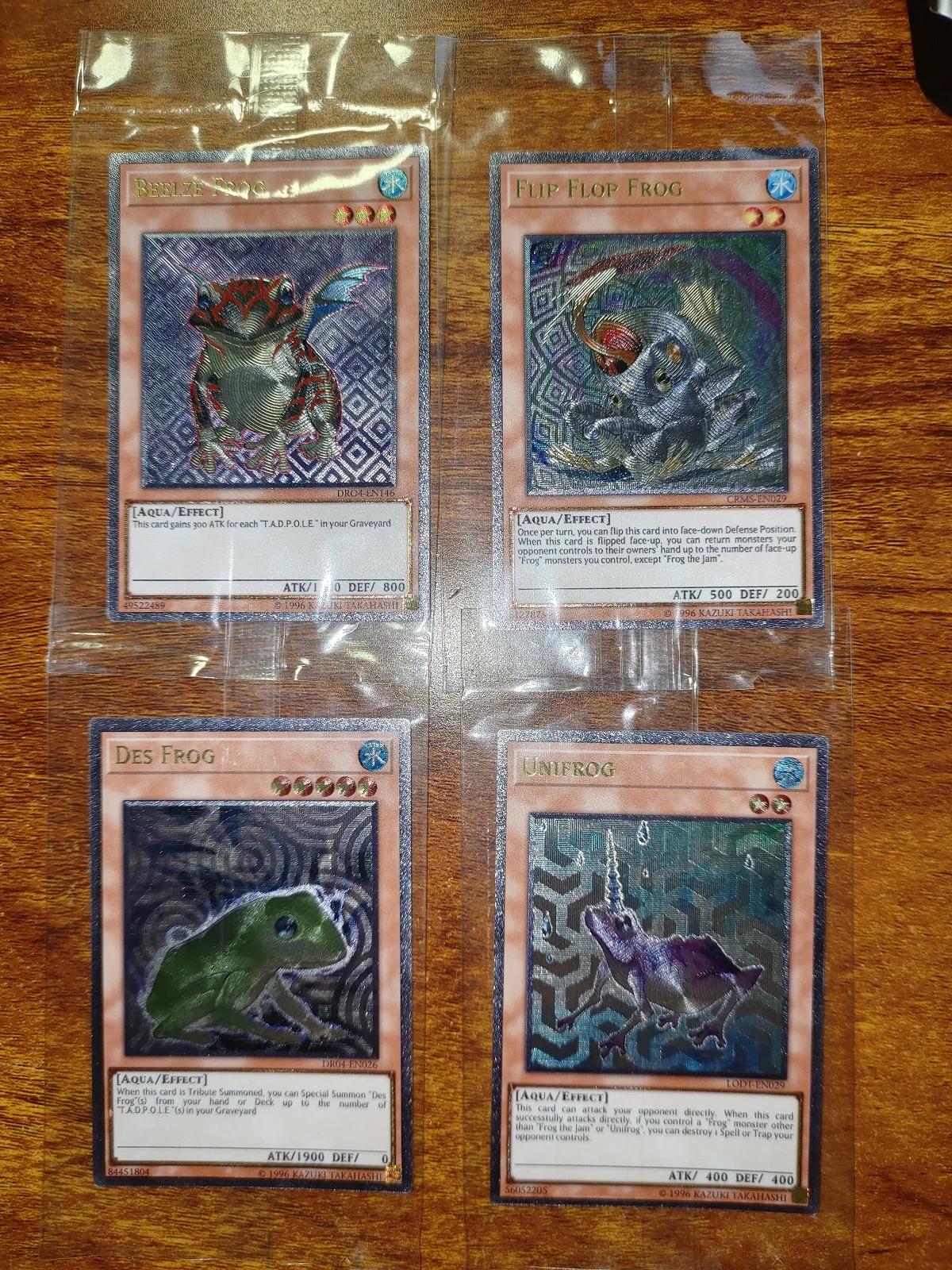 Yu-Gi-Oh TCG Treeborn Frog /Des Frog /Unif Rog/ Beelz Frog/Flip Flop Frog  Children's Hobby Toy Collectible CardNot Original - AliExpress 26