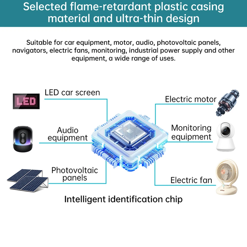 Convertitore impermeabile IP67 da 12 V a 5 V 3 A Convertitore buck step down DC-DC Alimentatore Modulo di alimentazione da 15 W Convertitore ad alta efficienza