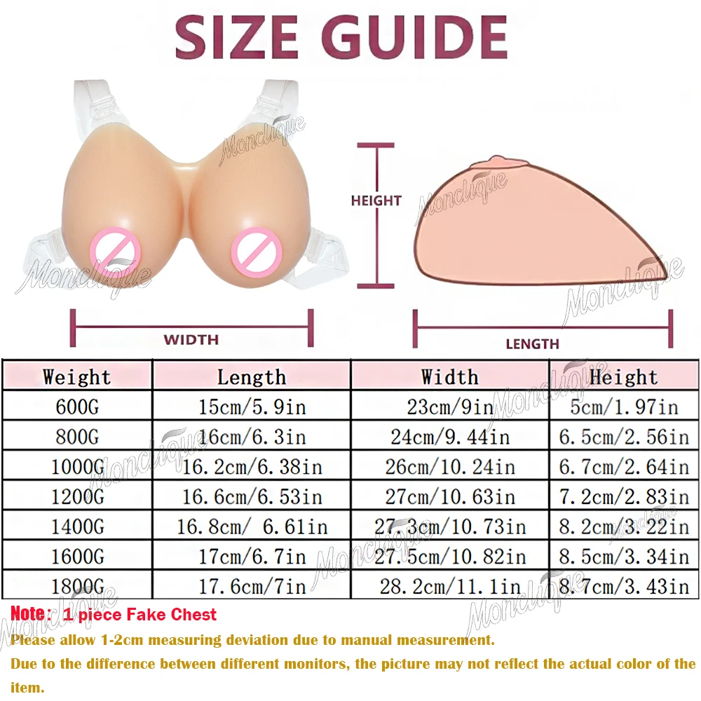 Soft Silicone Fake Chest Tits Realistic Breasts Enhancement Pad Sexy Fake Breasts for Drag Queen Transgender Mastectomy Cosplay