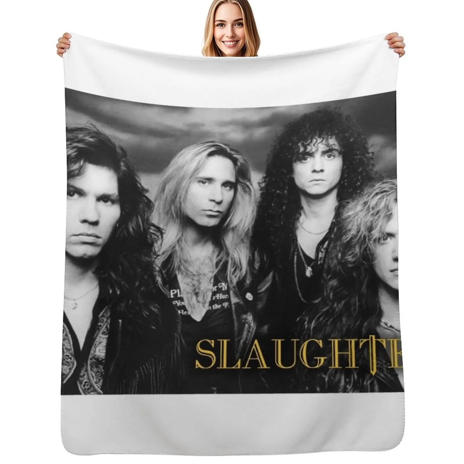 Slaughter band photo Throw Blanket Plaid Summer Beddings Comforter Beautifuls Blankets Sofas Of Decoration Winter beds Blankets
