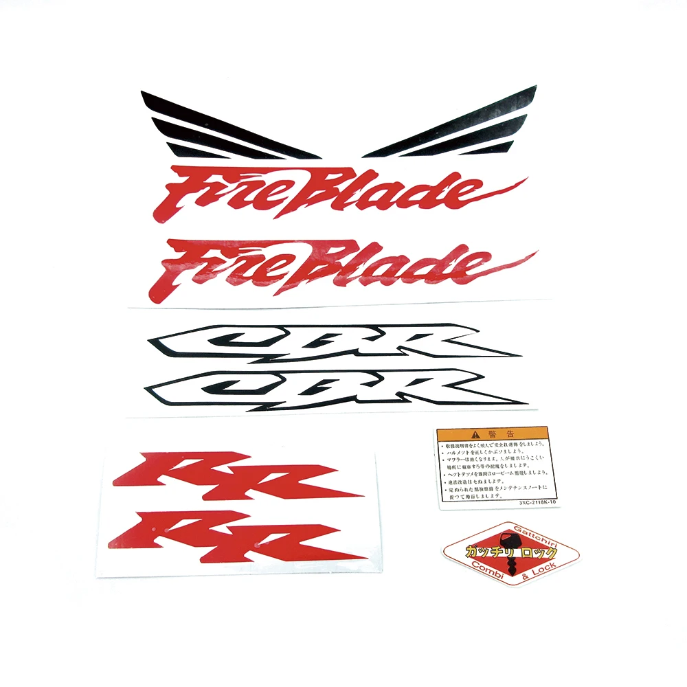 Motorcycle Fairing Tank Wheel Badge Emblem Sticker For Honda CBR250RR CBR600RR CBR1000RR CBR400R CBR500R CBR650R Fireblade Decal