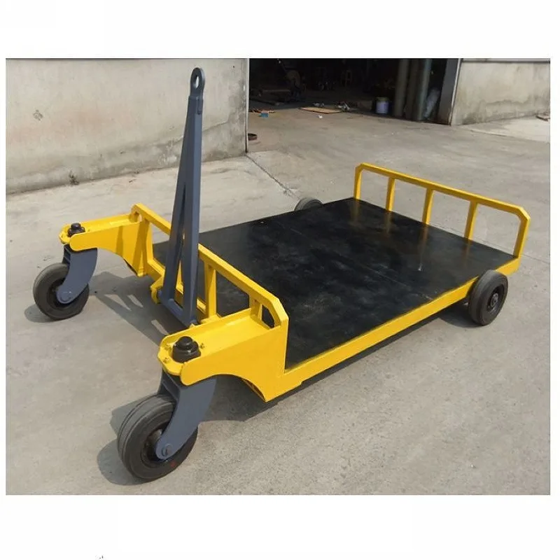 Flatbed trailer with ramp lift tail plate, small excavator trailer